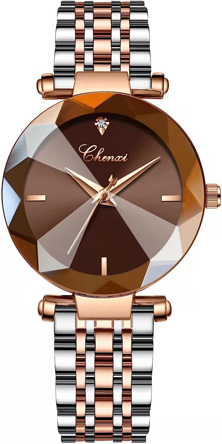 230816034235077_1 SENRUD Fashion Watches for Women Japan Quartz Rose Gold Watch Stainless Steel Mesh Band Waterproof Elegant Ladies Gifts Wrist Watch - Image 1